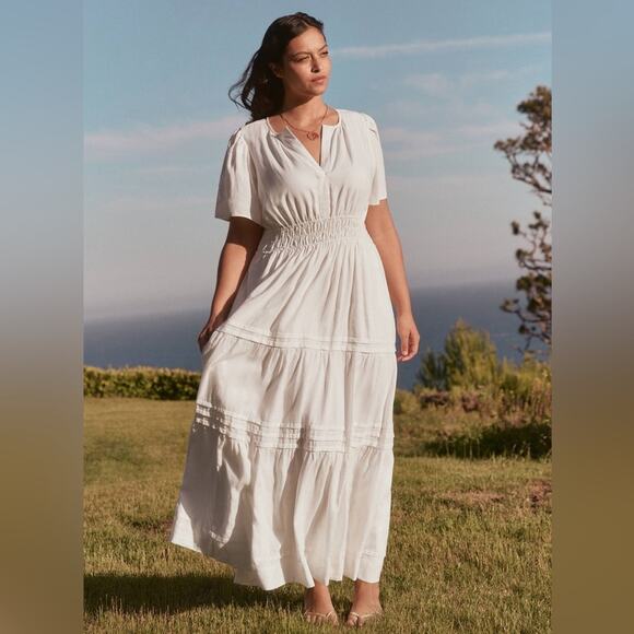 Anthro Somerset Linen Dress - Picture 1 of 9